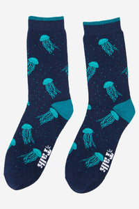 Sock Talk - Men's Floating Jellyfish Bamboo Socks