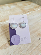 Load image into Gallery viewer, Studio 23 Ceramics - Drop Semi-Circle Earring Pair - Strelitzia&#39;s Florist &amp; Irish Craft Shop