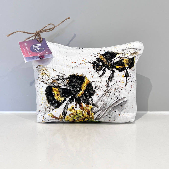 LOBI Creative - Bee Make-up Bag - Strelitzia's Florist & Irish Craft Shop