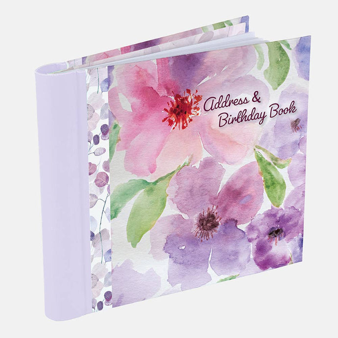 The Gifted Stationery Company - Address & Birthday Book - Lilac Blush - Strelitzia's Florist & Irish Craft Shop