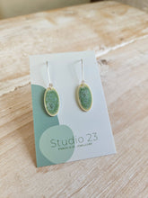 Load image into Gallery viewer, Studio 23 Ceramics - Drop Oval Earring Pair - Strelitzia&#39;s Florist &amp; Irish Craft Shop