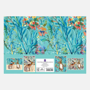 The Gifted Stationery Company - Notecard Collection - Kissing Hares