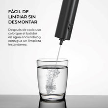 Load image into Gallery viewer, VINAK - VINAK - Battery-operated electric milk frother in stainless steel
