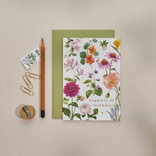 Load image into Gallery viewer, Catherine Lewis Design - Bountiful Blooms - Happiest of Birthdays - Card - Strelitzia's Florist &amp; Irish Craft Shop