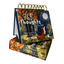 Load image into Gallery viewer, Fox Under The Moon - 365 Thoughts - Daily Encouragement Desktop Flipbook