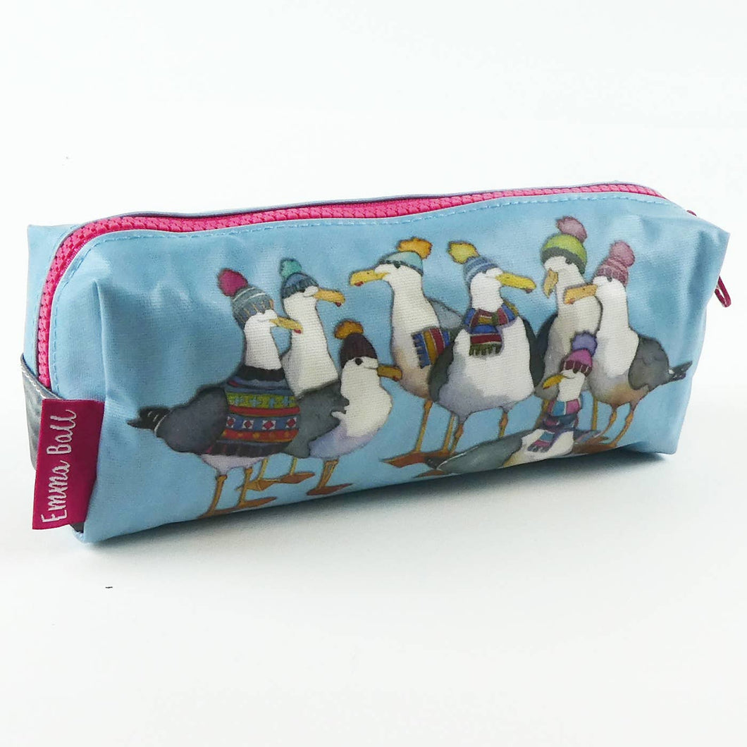 Emma Ball Ltd - Gulls in Beanies Pencil Case - Strelitzia's Florist & Irish Craft Shop