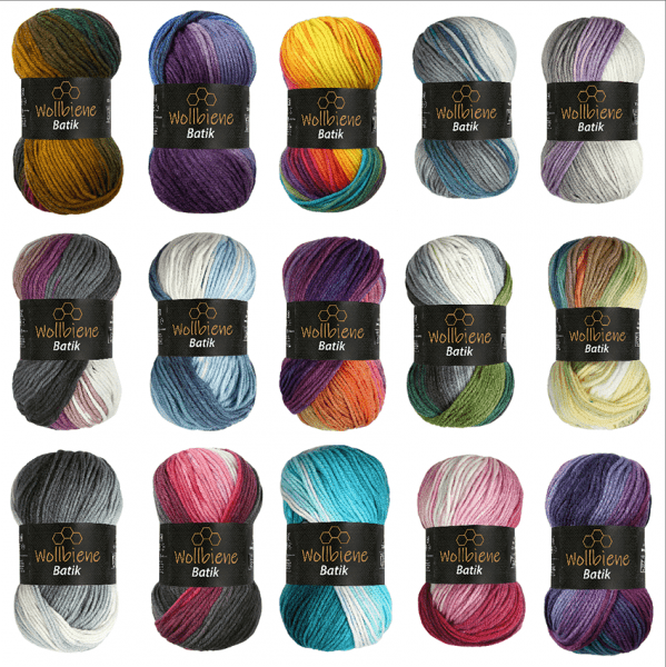 Wollbiene - Woolen bee batik gradient wool knitting wool - Strelitzia's Florist & Irish Craft Shop