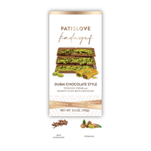 Load image into Gallery viewer, Patislove - Pistachio &amp; Kadayif Milk Chocolate, 100G - Strelitzia's Florist &amp; Irish Craft Shop