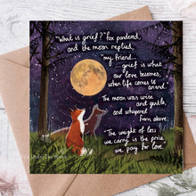 Load image into Gallery viewer, Fox Under The Moon - 'Grief' - Greeting Card From Fox Under The Moon