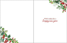 Load image into Gallery viewer, GINA B DESIGNS - Christmas Card - Berry Wreath