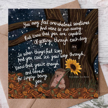 Load image into Gallery viewer, Fox Under The Moon - 'Being You' - Greeting Card by Fox Under The Moon
