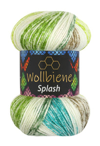 Woolbee splash antipilling wool gradient 100g multicol: 7060 - Strelitzia's Florist & Irish Craft Shop