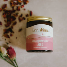 Load image into Gallery viewer, Enniskinn - Handmade N.Irish Selfcare - Soothing Aromatherapy Candle -Rose Petitgrain Myrtle  -Aine