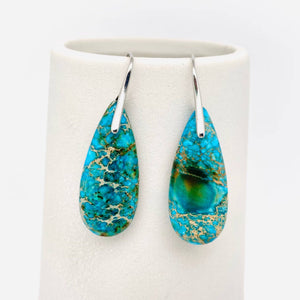 Stone Geometric Agate Earring Collection