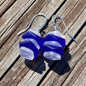 Sea Glass Earrings - Nuggets