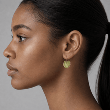 Load image into Gallery viewer, Silk Purse, Sow's Ear - Olive Green Willow Leaf Earrings: Include Gift Box