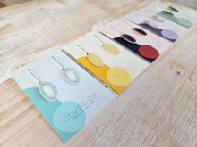 Load image into Gallery viewer, Studio 23 Ceramics - Drop Oval Earring Pair - Strelitzia&#39;s Florist &amp; Irish Craft Shop