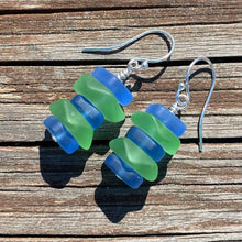 Load image into Gallery viewer, Sea Glass Earrings - Nuggets