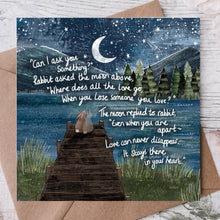 Load image into Gallery viewer, Fox Under The Moon - 'Apart' - Fox Under The Moon Sympathy Card