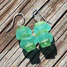 Load image into Gallery viewer, Sea Glass Earrings - Nuggets