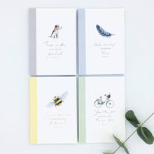 Load image into Gallery viewer, Forget-me-not Christian Cards - Teach Me A6 Note book - Strelitzia's Florist &amp; Irish Craft Shop