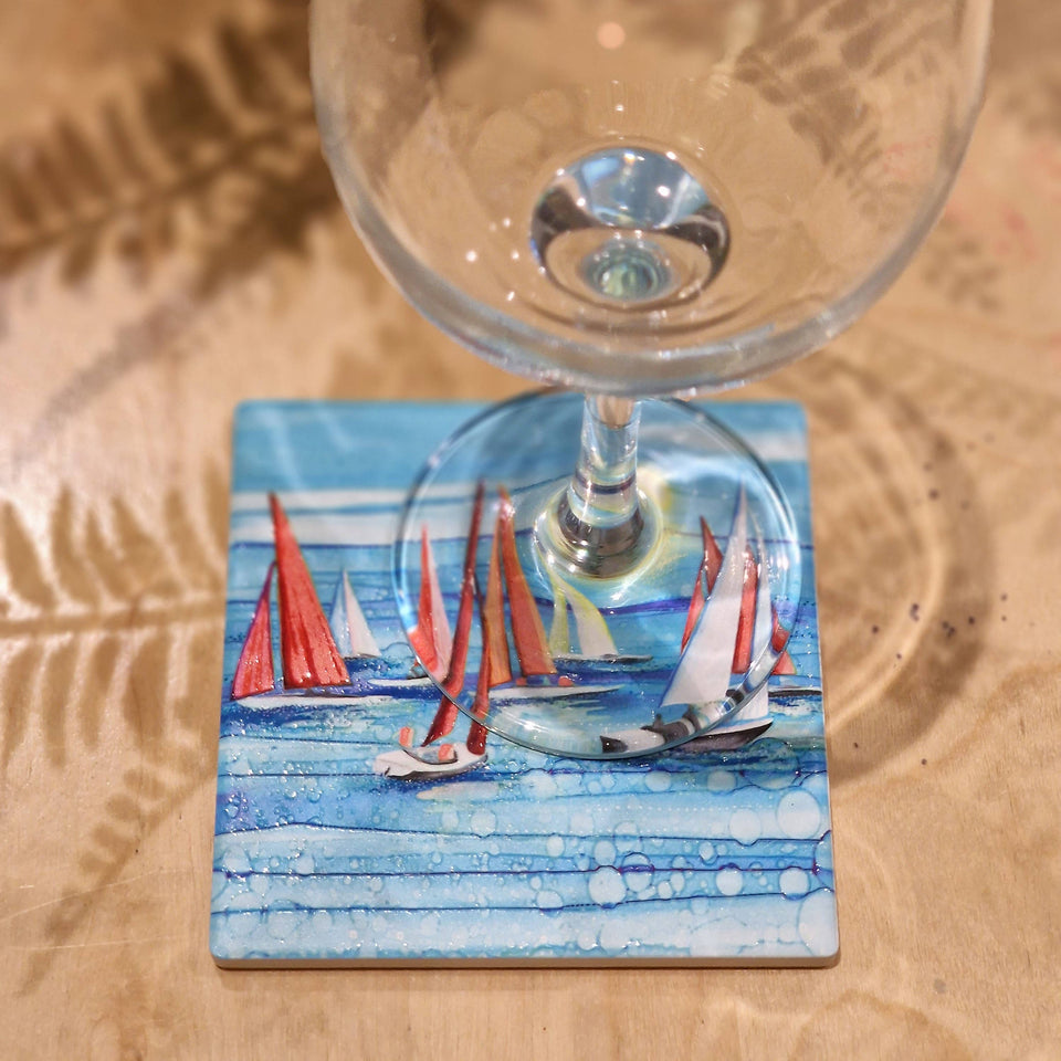 By Jo Crafts - Regatta Coaster - Strelitzia's Florist & Irish Craft Shop