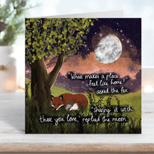 Load image into Gallery viewer, Fox Under The Moon - 'Feels Like Home' - Fox Under The Moon New Home Card
