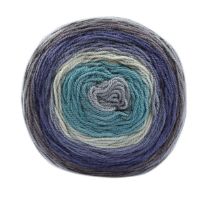 woolen bee cupcake gradient wool knitting wool 150g: 3020 dark grey grey blue - Strelitzia's Florist & Irish Craft Shop
