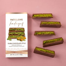 Load image into Gallery viewer, Patislove - Pistachio &amp; Kadayif Milk Chocolate, 100G - Strelitzia's Florist &amp; Irish Craft Shop