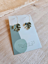 Load image into Gallery viewer, Studio 23 Ceramics - Drop Leaf Earring Pair - Strelitzia&#39;s Florist &amp; Irish Craft Shop