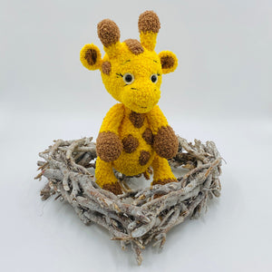 Hand-Knitted Baby Giraffe - Strelitzia's Floristry & Irish Craft Shop