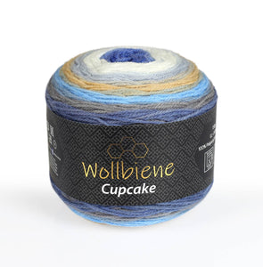 Wollbiene Cupcake Farbverlaufswolle Strickwolle 150g - Strelitzia's Florist & Irish Craft Shop