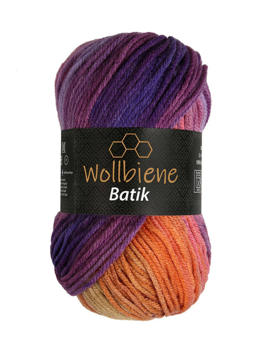 Wollbiene - Wollbiene Batik Farbverlaufswolle Strickwolle - Strelitzia's Florist & Irish Craft Shop