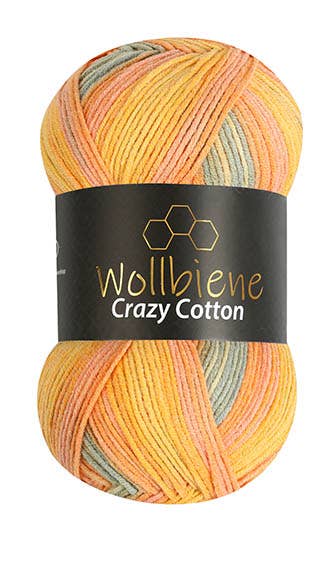 Wollbiene - Wollbiene Crazy Cotton Ganzjahreswolle 100g Strickwolle - Strelitzia's Florist & Irish Craft Shop