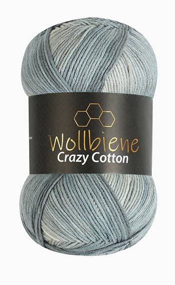 Wollbiene - Wollbiene Crazy Cotton Ganzjahreswolle 100g Strickwolle - Strelitzia's Florist & Irish Craft Shop