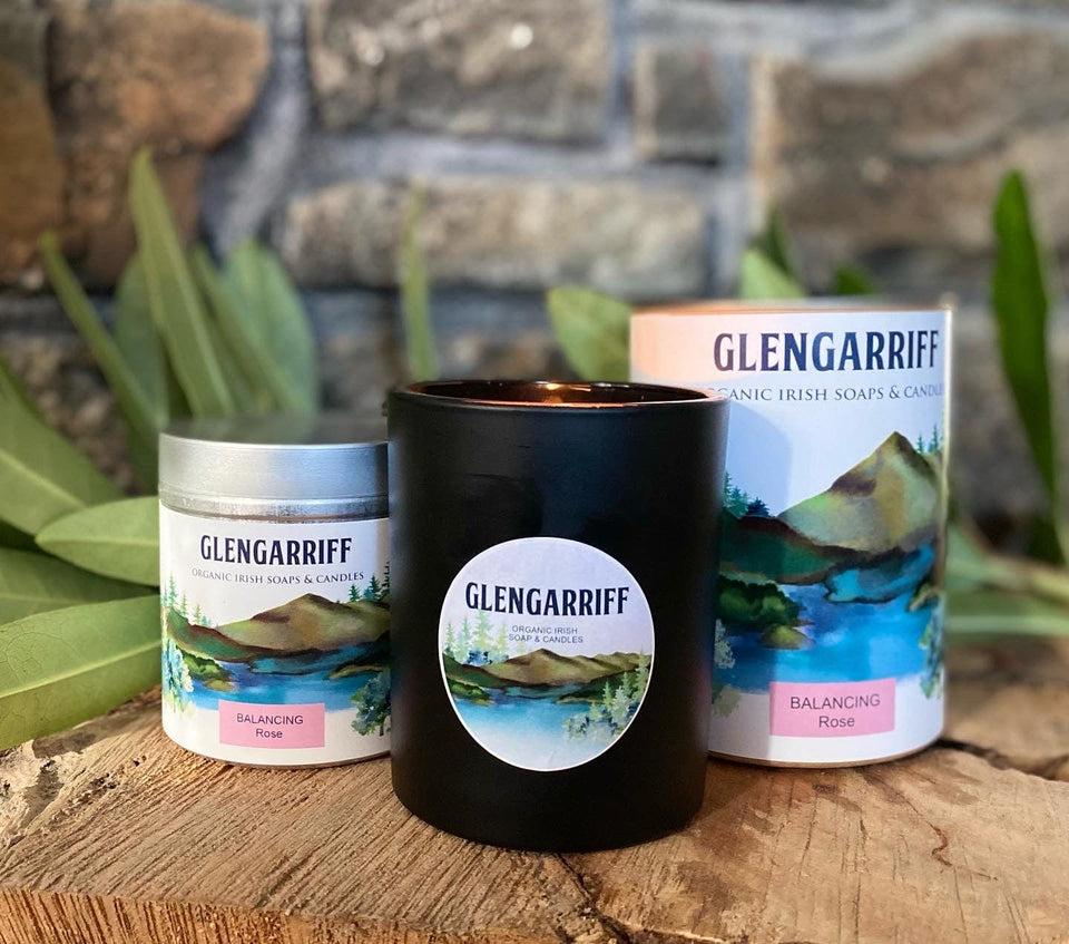 Glengarriff Organic Soy Candle - Balancing - Strelitzia's Floristry & Irish Craft Shop