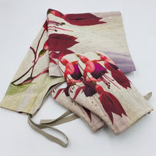 Load image into Gallery viewer, Fuchsia (Style 2) Hand Painted Apron and Oven Gloves - Strelitzia&#39;s Floristry &amp; Irish Craft Shop