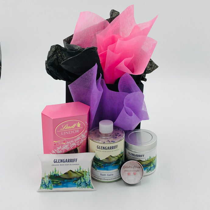 Pretty in Pink - Gift Box - Strelitzia's Floristry & Irish Craft Shop