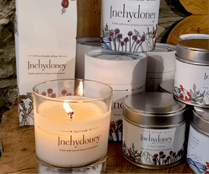 Inchydoney Glass Soy Wax Candle in Keepsake Box - Strelitzia's Floristry & Irish Craft Shop