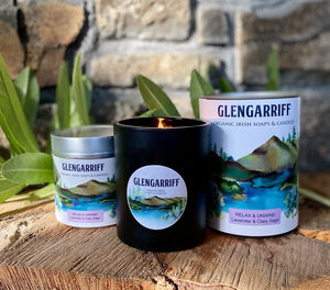 Glengarriff Organic Soy Candle - Relax & Unwind - Strelitzia's Floristry & Irish Craft Shop