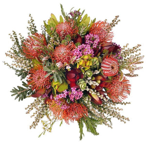 Tropical Sunset - Protea Flower Bouquet - Strelitzia's Floristry & Irish Craft Shop