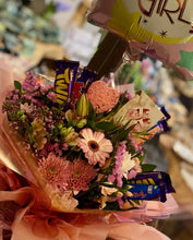 Load image into Gallery viewer, “New Baby” Balloon, Chocolate, Soft Toy &amp; Fresh Flower Bouquets - Strelitzia&#39;s Floristry &amp; Irish Craft Shop