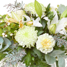 Load image into Gallery viewer, A Creamy White Fresh Flower Bouquet - Strelitzia&#39;s Floristry &amp; Irish Craft Shop