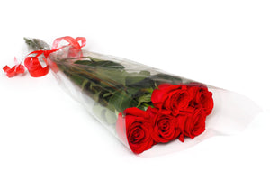 A Valentine’s Day Red Rose Bouquets [3 Options] - Strelitzia's Floristry & Irish Craft Shop