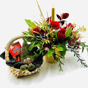 Christmas “ Festive Treat” Gift Baskets - Strelitzia's Floristry & Irish Craft Shop