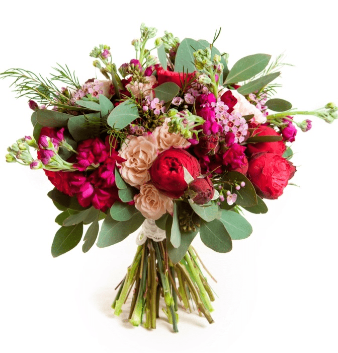 A Perfectly Pink Fresh Flower Bouquet - Strelitzia's Flower & Irish Craft Shop