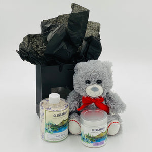 Bath Bear (Glengariff) - Gift Box - Strelitzia's Floristry & Irish Craft Shop
