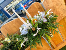 Load image into Gallery viewer, Christmas Fresh Table Centrepiece Display - Strelitzia&#39;s Floristry &amp; Irish Craft Shop
