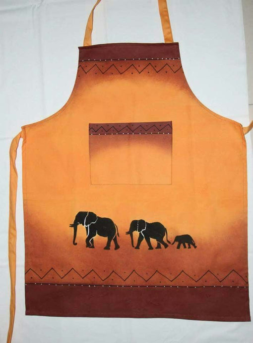 Elephant Apron Hand Painted - Strelitzia's Floristry & Irish Craft Shop