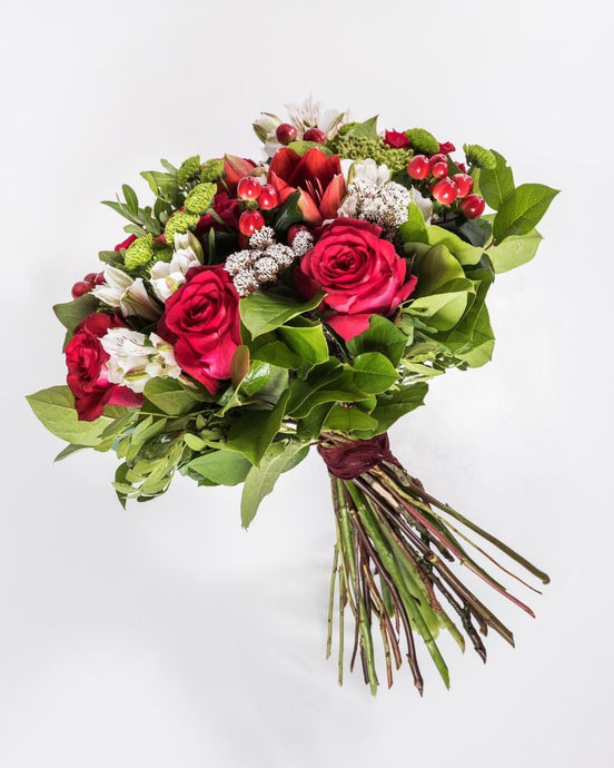 Classic Romance - Selection of Fresh Flowers - Strelitzia's Floristry & Irish Craft Shop